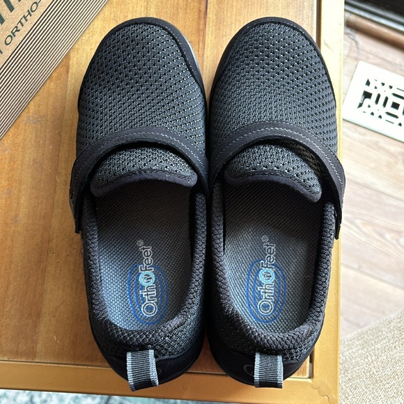 QUINCY Slip on by ORTHOFEET black size 7.5 x-wide DIABETIC SHOE. New - Picture 8 of 9